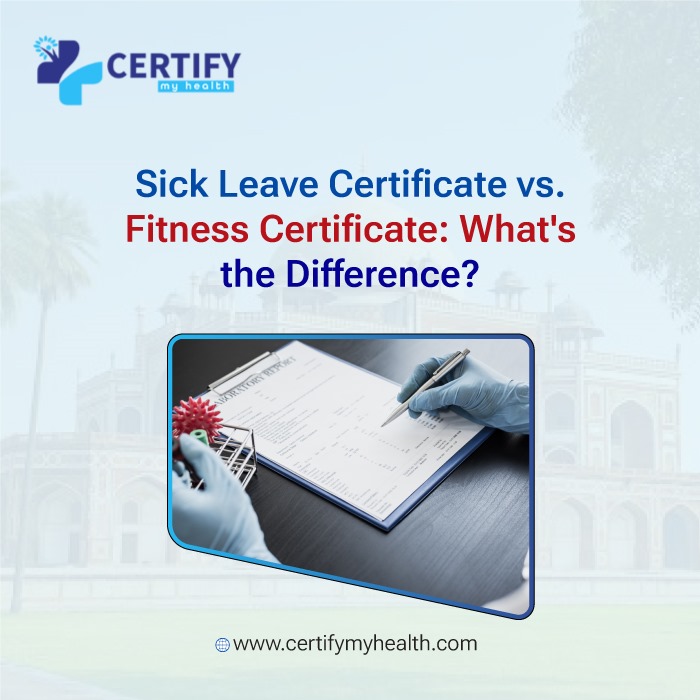 Sick Leave Certificate vs. Fitness Certificate: What's the Difference?
